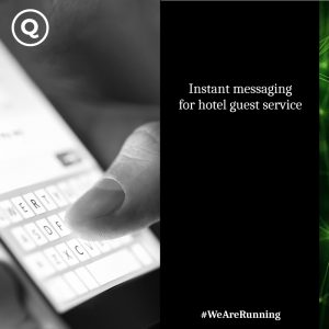 Instant messaging for hotel guest service