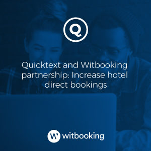 Quinta and Witbooking partnership: Increase hotel direct bookings