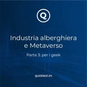 Industria alberghiera e Metaverso 3