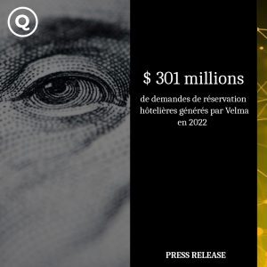 $301 millions de demandes de réservation hôtelières générés par IA en 2022