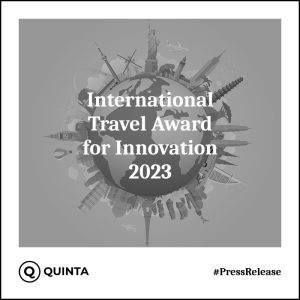 Quinta, awarded “International Travel Awards for innovation”