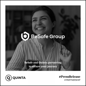 BeSafe and Quinta partnering to secure your journey with smart technology