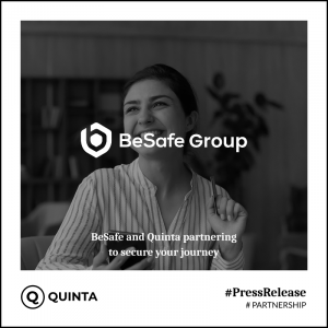 BeSafe et Quinta unissent leurs technologies intelligentes pour sécuriser votre séjour