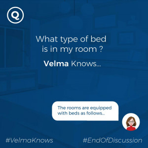  Information on available beds for hotel guests provided by chatbot for hotels