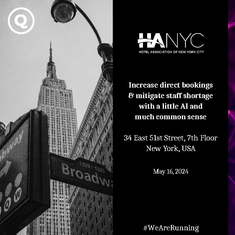  increase direct booking and mitigate staff shortage withe AI