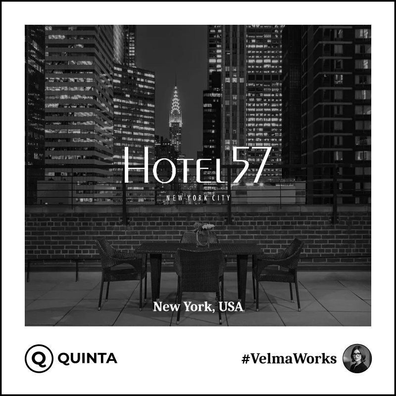 Quinta and Velma now live at Hotel 57 in Midtown Manhattan, New York