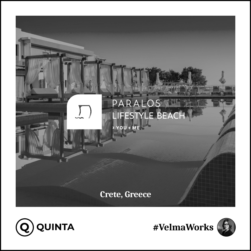 Quinta and Velma now live at Paralos Lifestyle Beach in Crete, Greece