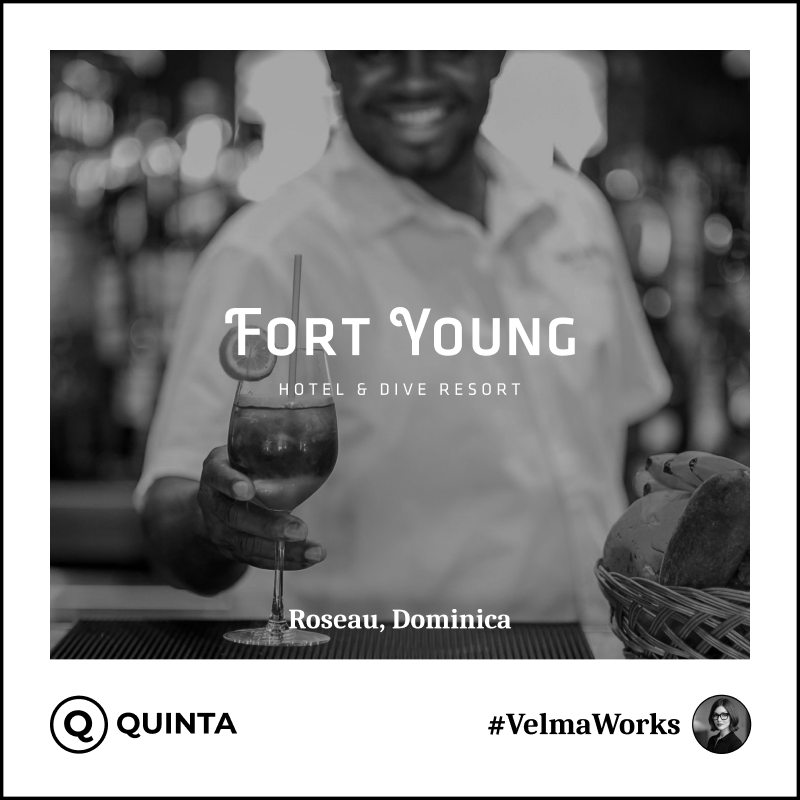 Quinta is now live at Fort Young Hotel in Dominica