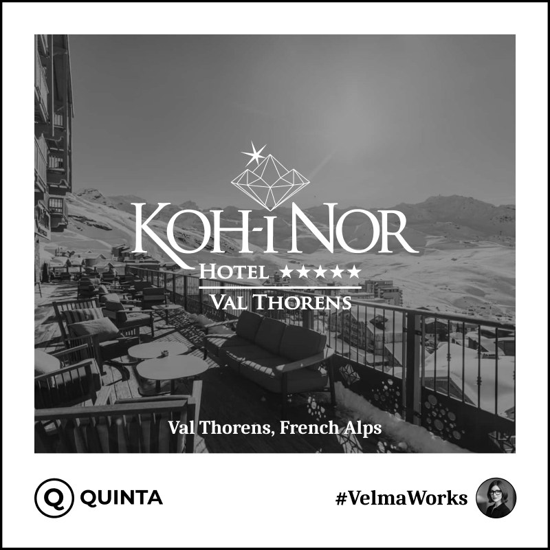 Quinta y Velma ya en marcha en el Koh-I Nor en Val Thorens, Francia