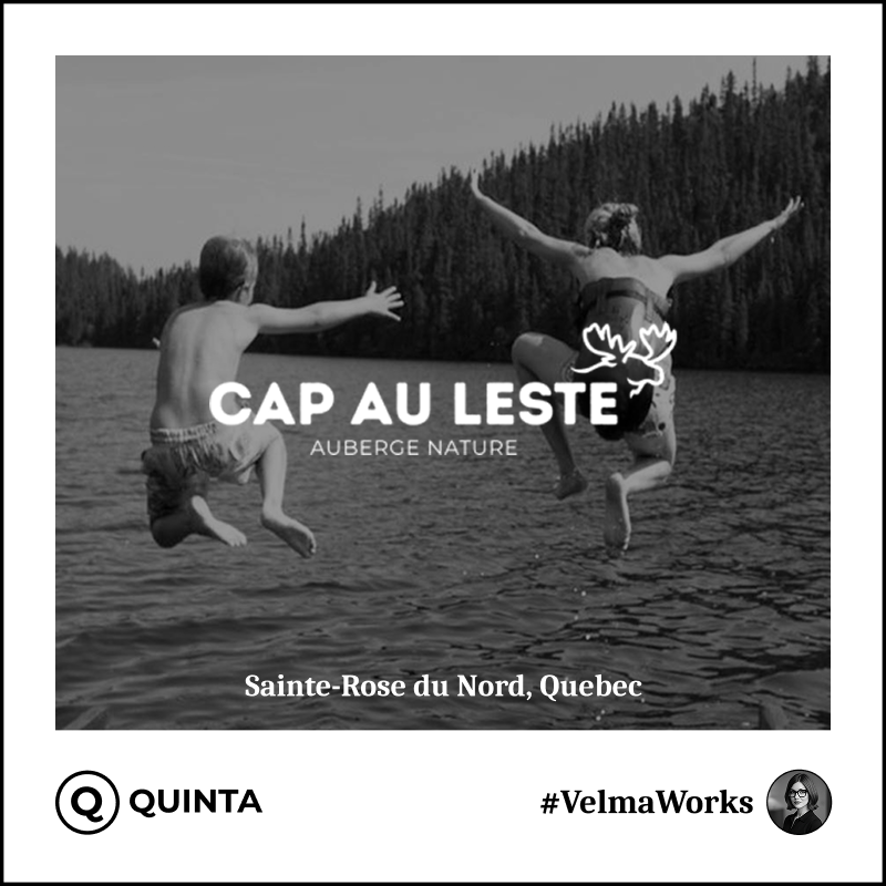 Quinta is now live at Auberge du Cap au Leste